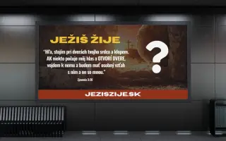 Aby Slovenskom znela dobrá správa, že JEŽIŠ ŽIJE (Veľkonočná kampaň 2026)