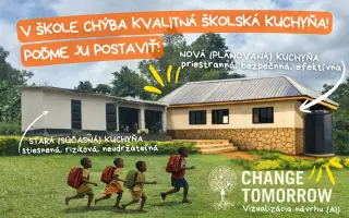 S prázdnym bruchom sa učí ťažko: Školská kuchyňa pre deti v Ugande