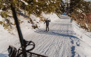 Prvý priestor pre bežkárov na Čertovici - zázemie na horách