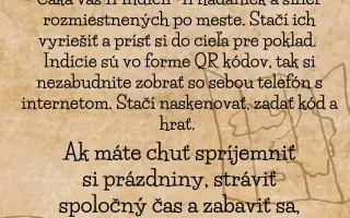Podporte Stropkovský poklad: pátraciu hru, pri ktorej sa zabavia deti aj dospelí