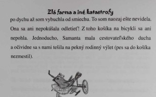 Podporte vydanie knihy "Zlá farma a iné katastrofy"