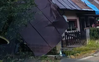 Gelnicu poničila víchrica. Pomôžte.