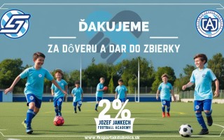 Pomôžme spoločne vychovať nové futbalové hviezdy v Akadémii Jozefa Jankecha⚽️