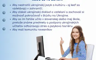 Vzdelávanie pre ukrajinské deti na Slovensku - nedajme vojne ukradnúť budúcnosť