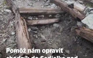 Pomôž Hikemates obnoviť chodník do Sedielka nad Téryho chatou