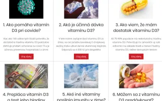 Vitamín D3 pre obrancov Ukrajiny a Európy