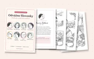 Podporte vydanie omaľovánky Odvážne Slovenky