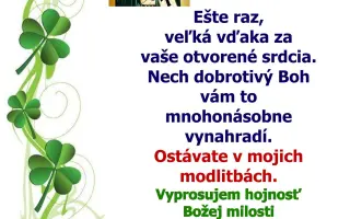 Pomôžme rehoľnej sestre Ivete prekonávať bariéry