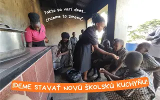 S prázdnym bruchom sa učí ťažko: Školská kuchyňa pre deti v Ugande