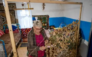 Pošli obrancom Ukrajiny zimné maskovacie siete