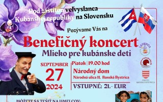 Benefičný koncert: Mlieko pre kubánske deti