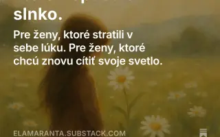 Ela Maranta: Podporte tlač a distribúciu knihy liečivých rozprávok.