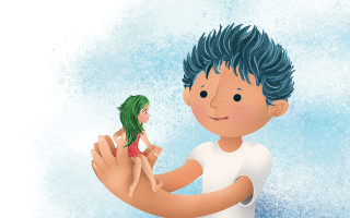Dievčatko z mora - pomôžte priniesť detskú knihu malým čitateľom