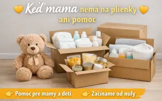 Keď mama nemá na plienky ani pomoc: Podporte OZ FOTOŠKÔLKA