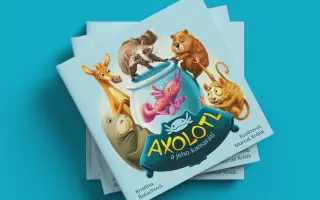 Spoznajte Axolotla a jeho kamarátov! Podporte vznik zábavnej knižky pre deti