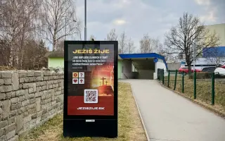 Aby Slovenskom znela dobrá správa, že JEŽIŠ ŽIJE (Veľkonočná kampaň 2026)
