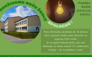 Jedna káva pre vás = svetlo pre nás všetkých