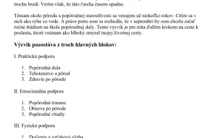 Zrodila som dcéru, teraz zrodím svoje poslanie