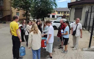 Pomohli ste priniesť hry namiesto striel deťom v Černihive