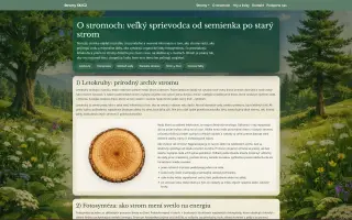Podporili ste vzdelávací web Stromopedia.sk o stromoch na Slovensku