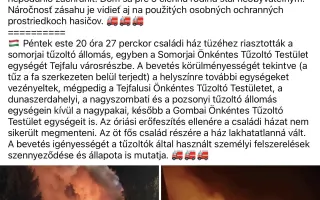 Pomôžme rodine z Mliečna, ktorá prišla pri požiari o domov