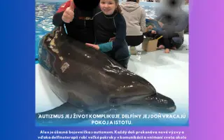 Pomôžme Alex zabezpečiť delfínoterapiu a hyperbarickú komoru