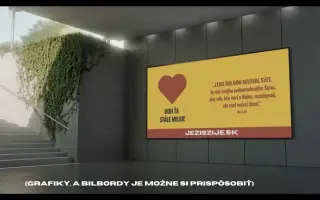 Aby Slovenskom znela dobrá správa, že JEŽIŠ ŽIJE (Veľkonočná kampaň 2026)