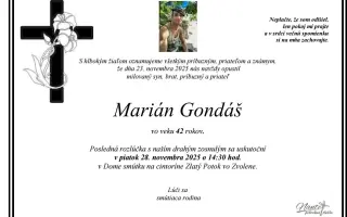 Pomôžme Mariánovi na ceste k uzdraveniu