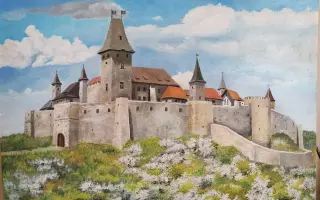 Pomôžte mi zriadiť stálu obrazáreň slovenských hradov: Olejomaľby, hrady v stredoveku na Bojnickom zámku