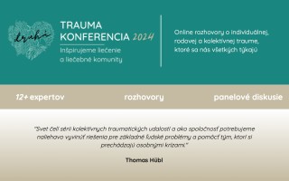 Podpor a môžeš sa zúčastniť druhého ročníka Trauma konferencie ONLINE.