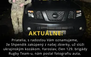 Pošlime “Shpendik“ našim ukrajinským obrancom