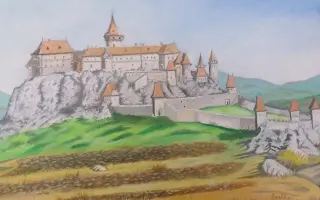 Pomôžte mi zriadiť stálu obrazáreň slovenských hradov: Olejomaľby, hrady v stredoveku na Bojnickom zámku