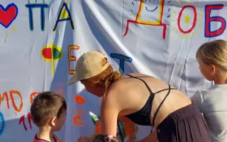 Kopa Dobra vol. dwa: letné tábory po ukrajinských dedinách