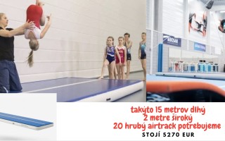 Zabezpečme airtrack pre banskobystrickú gymnastiku