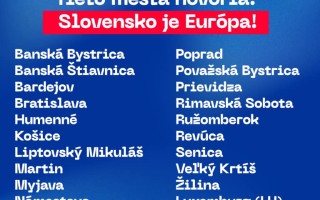 SLOVENSKO JE EURÓPA. Podporte organizáciu protestov.