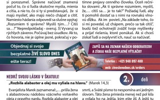 Podporte časopis Živé Slovo dnes - povzbudzujúce myšlienky na každý deň