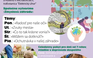 Pomôžte vytvoriť zmyslovú záhradu, kde rastú deti aj vzťahy.