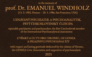 Odhalenie pamätnej tabule na počesť Dr. EMANUELA WINDHOLZA (1903 - 1986)