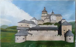 Pomôžte mi zriadiť stálu obrazáreň slovenských hradov: Olejomaľby, hrady v stredoveku na Bojnickom zámku