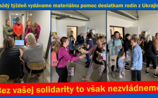 Potraviny pre ľudí z Ukrajiny - bez vašej solidarity to však nezvládneme!