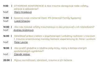 Návrat k sebe | zúčastni sa TRAUMA KONFERENCIE 3.0
