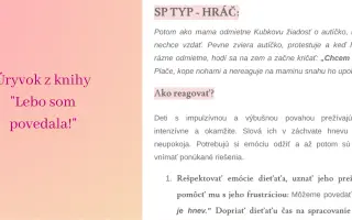 Podpor knihu „Lebo som povedala!" a posuň rodičovstvo od moci k  vzťahu