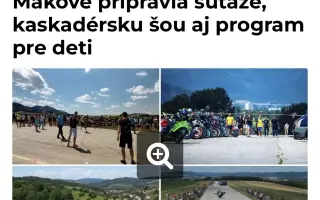 Keď motorky hrmia pre detský úsmev: podporte Rodinný moto-zraz v Žilinskom kraji