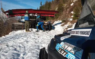 Prvý priestor pre bežkárov na Čertovici - zázemie na horách