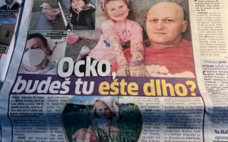 Pomohli ste slobodnému otcovi – onkologickému pacientovi a jeho dcére