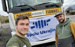 Zaplaťme dopravu kamióna s pomocou pre východ Ukrajiny