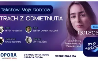 Talkshow MOJA SLOBODA | Pomôžme ľuďom prekonať strach z odmietnutia
