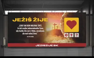 Aby Slovenskom znela dobrá správa, že JEŽIŠ ŽIJE (Veľkonočná kampaň 2026)