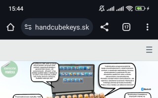 Darujme Alexkovi s diagnózou autizmu špeciálnu klávesnicu HandCube
