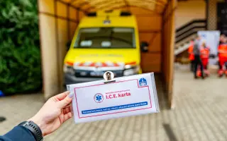 Seniorská obálka – I.C.E. karta | pomôž nám zachraňovať životy seniorov